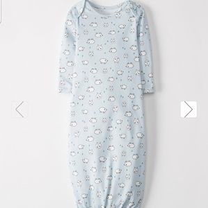 Hanna Anderson Pima Cotton Gown NWT Lamby 0-3M